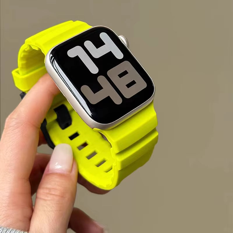 Armor Metal Case+Strap for  Watch Series 10 9 8 7 6 5 Se HD Glass Drop Resistant Waterproof Protect Cover Iwatch 44Mm 45Mm