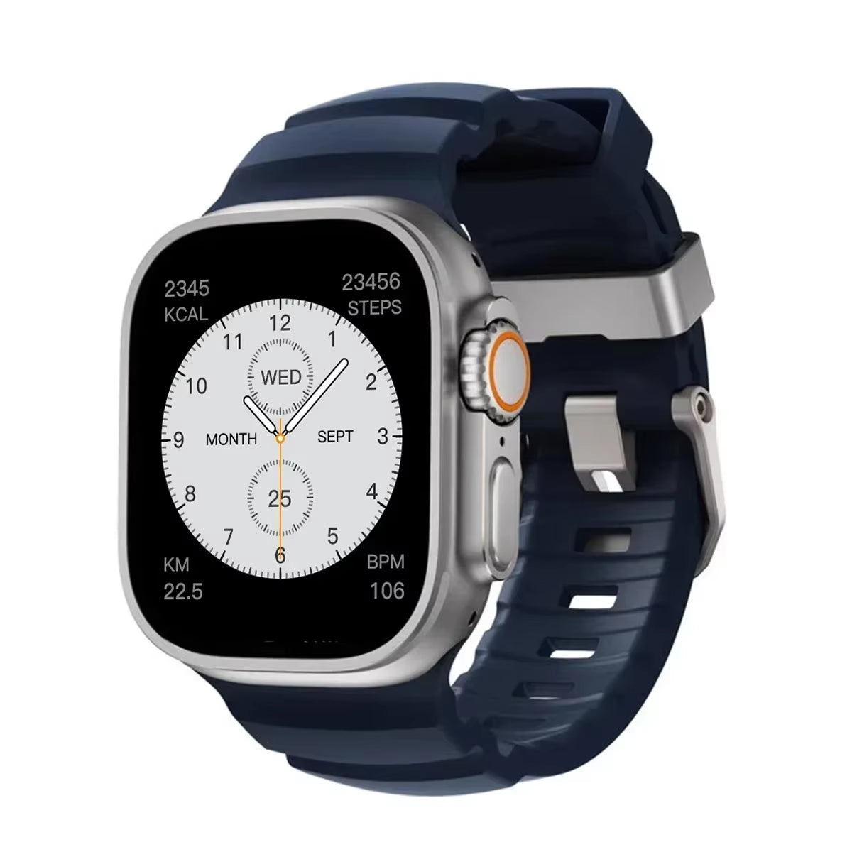 Armor Metal Case+Strap for  Watch Series 10 9 8 7 6 5 Se HD Glass Drop Resistant Waterproof Protect Cover Iwatch 44Mm 45Mm